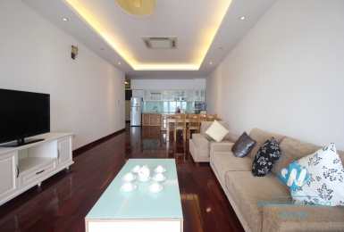 Nice 4 bedroom apartment with open view for rent on Xuan Dieu street, Tay Ho, Hanoi